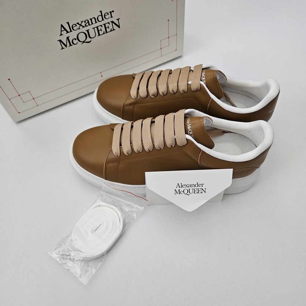 Alexander McQueen Oversized  Men's Sneakers Size 11 Or 45  Faggio - Picture 5 of 16